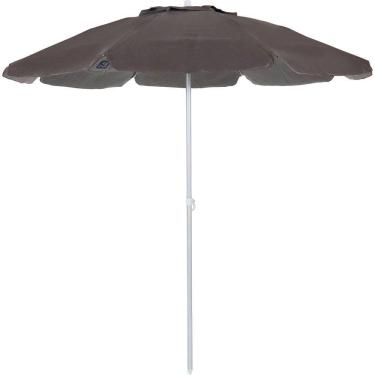 Imagem de Guarda Sol Articulado 2,0 M Bagum Alumínio Marrom Vareta Fibra 10712 Bel