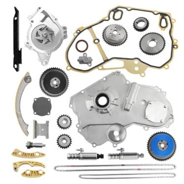 Imagem de maXpeedingrods Kit de corrente de distribuição do motor com bomba de água VCT Selenoid Actuator Gear Cover Gasket, apto para Buick Lacrosse Regal, para Chevrolet Captiva Sport Cobalt Equinox