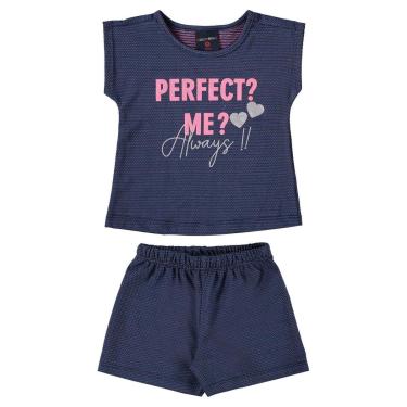 Imagem de Conjunto com Blusa e Short para Bebê Menina Guloseima-Feminino