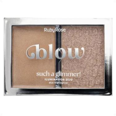 Imagem de Iluminador Duo Ruby Rose Blow Such a Glimmer! Like a Treasure Hb-m705-