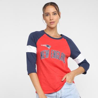 Imagem de Camiseta Nike NFL New England Patriots Slub 3Q Raglan Feminina-Feminino