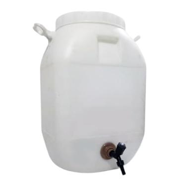 Imagem de Bombona 50 litros Com Torneira Água Óleo Combustível Aquarismo Tambor Barril Tonel