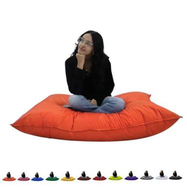 Imagem de Puff Almofadão Gigante Cheio Com Enchimento Descanso Para Eventos Casa