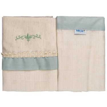 Imagem de Fralda de Pano para Bebê 2 Unidades 68 cm x 70 cm Baby Joy