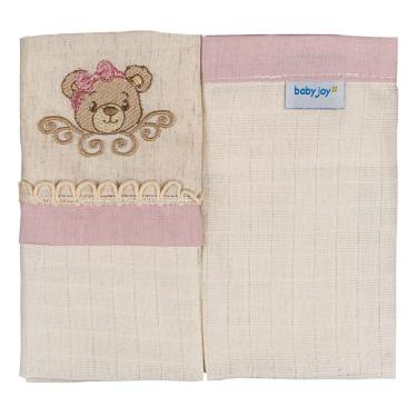Imagem de Fralda de Pano para Bebê 2 Unidades 68 cm x 70 cm Baby Joy