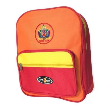 Imagem de Mochila Kids Infantil Escolar Laranja/Vermelho