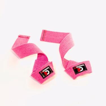 Imagem de Strap fitness academia musculação profissional Carbonfit, Rosa