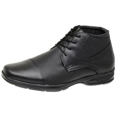 Imagem de Bota Social Couro Ortopédica Masculina-Masculino