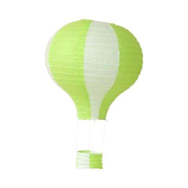 Imagem de Lanternas De Papel Em Forma De Balão De Ar Quente DIY De 12 Polegadas 