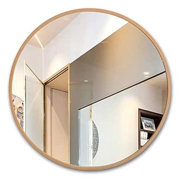 Imagem de Espelho de maquiagem espelho de banheiro montado na parede penteadeira espelho de parede espelho de pendurar banheiro espelho de vaidade quarto espelho de parede com moldura HD espelhos de espelho