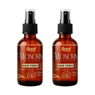 Imagem de Kit 2 Tônico Capilar Antiqueda Fortalecedor Monovin Raaf Comestics - 1