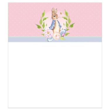 Imagem de Saco Para Cesta Pedro Coelho Rosa - 60cm X 90cm - 10 Un