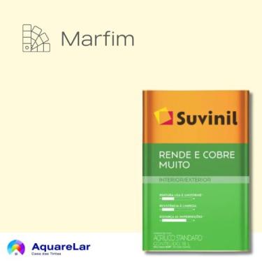 Imagem de Rende & Cobre Muito Suvinil Fosco 16L, MARFIM