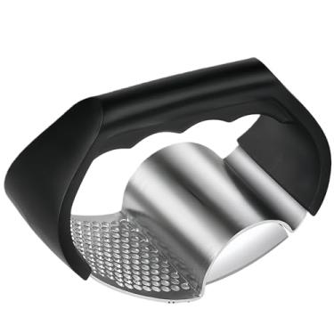 Imagem de Espremedor de alho para uso doméstico, espremedor de alho, triturador manual de gengibre e alho