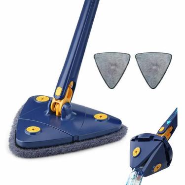 Imagem de Mop De Limpeza Triângulo Ajustável Giratório 360