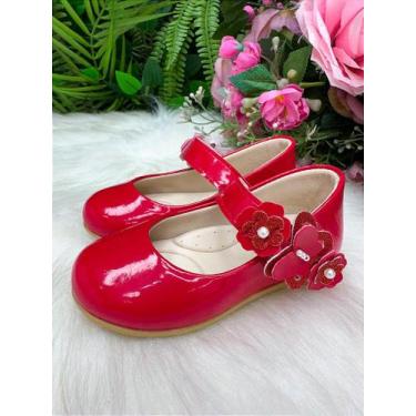 Imagem de Sapatilha Doce Pe Lili Vermelha - Conforto e Estilo para Crianças, Ver