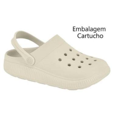 Imagem de Sandália Feminina Confort Lisa Moleca 5832 - Branco Off-Feminino