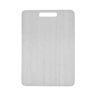 Imagem de Tábua De Corte De Aço Inoxidável Dupla Face De Titânio Grau Alimentíci