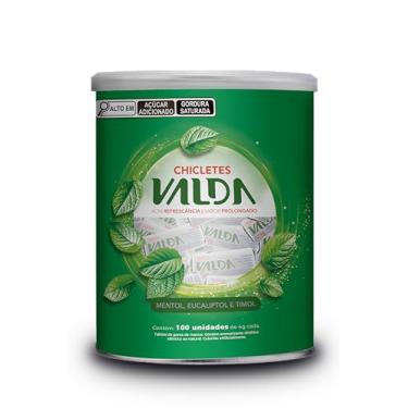 Imagem de Pastilhas Valda Chiclete Valda Tablete Classic Com Mentol Eucaliptol E Timol – Sabor Menta - Hálito Perfumado - Refrescância Instantânea – 1 Pote 100 Unidades 4G Cada