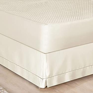 Imagem de Saia para Cama Box Queen Bia Enxovais Palha Tecido