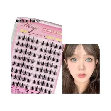 Imagem de Cílios Postiços Autoadesivos Com Aparência Natural, 8 Fileiras, Sem Co