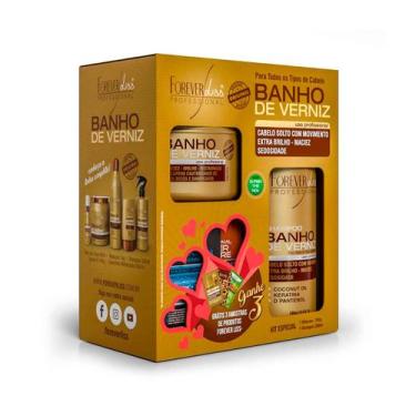Imagem de Kit Especial Banho De Verniz Forever Liss Shampoo + Máscara - Forever 