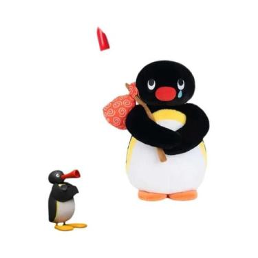 Imagem de Bonecos De Pelúcia Clássicos Da Família Pinguim, Brinquedos Macios E F
