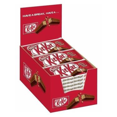 Imagem de Tablete Chocolate Kitkat ao leite c/24 unid. - Nestlé