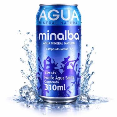 Imagem de Agua Mineral Lata Sem Gás Minalba 310Ml