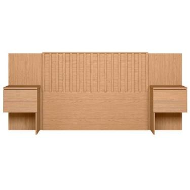 Imagem de Cabeceira Casal/Queen/King Extensível Ripada Olimpia Freijó - Albatroz