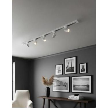 Imagem de Trilho Eletrificado 1m + 5 Spots 7w Led Minimalista Bivolt - Bela Home