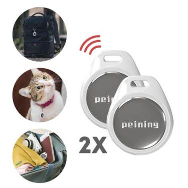 Imagem de Dois Tag Rastreador GPS Compatível com Iphone iOS App Buscar com Alarm