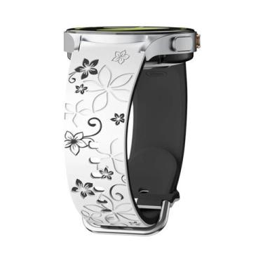 Imagem de Pulseira De Silicone Gravada Para Samsung Galaxy Watch 7 FE/6 4 Classi