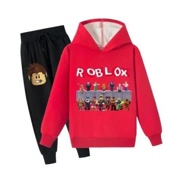 Imagem de Conjunto De Moletom Roblox Anime Para Crianças, Moda Harajuku Para Men
