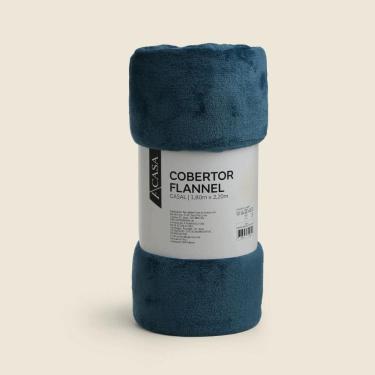 Imagem de Cobertor Flannel Azul - A\CASA