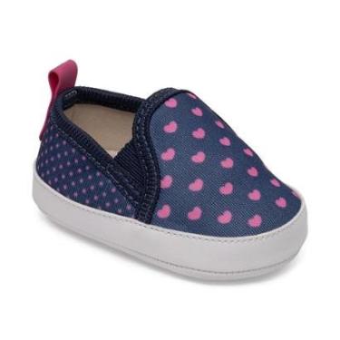 Imagem de Tênis Bebê Slip Fit Pimpolho 0110288C Marinho-Feminino