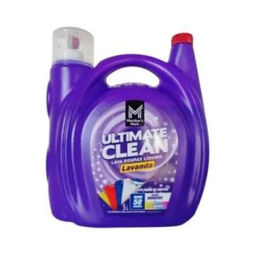 Imagem de Sabão Líquido Members Mark Lavanda 5L  Lava Roupas Ultimate Clean Econ