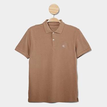 Imagem de Camisa Polo Infantil Calvin Klein Casual Menino-Unissex