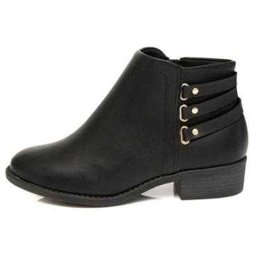 Imagem de Bota Vizzano Cano Curto  Preto 39-Feminino