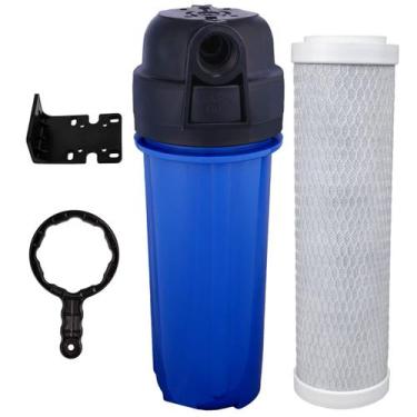 Imagem de Kit Filtro Caixa D'água Cavalete Entrada 9 3/4 + Carvão - Royal B&B