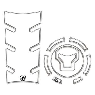 Imagem de Kit protetor nova CG FAN 160 - 2025- Transparente - Rei cobra adesivos