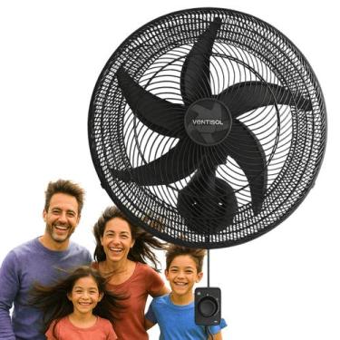Imagem de Ventilador De Parede Ventisol 50cm Turbo Industrial Vento MCSB, 110V