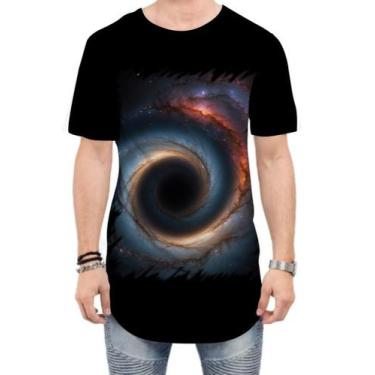 Imagem de Camiseta Longline Buraco Negro Gravidade Espaço 4 - Kasubeck Store®, P