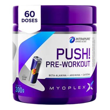 Imagem de Pre Workout Push Cafeina Beta Alanina Arginina 300g Myoplex-Unissex