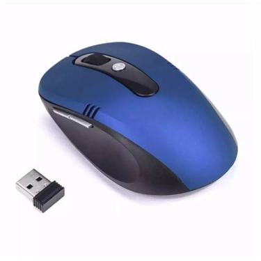 Imagem de Mouse Sem Fio Wireless 2.4ghz Usb Notebook Pc Alcance 10m Computador -