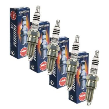 Imagem de Jogo 4 Velas Iridium Ngk Z750 Xj6 Ninja Srad R1 Fazer Cr9eix