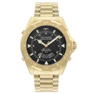 Imagem de Relógio Technos Masculino Skydiver Dourado Wt2050awn/1p