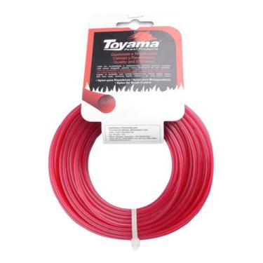 Imagem de Fio De Nylon P/ Roçadeira Flexivel E Reforçado 3,0mm X 10 Mt - Toyama,