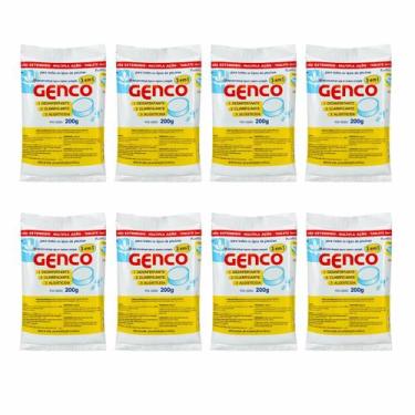 Imagem de Kit 8x Pastilha Tablet Cloro Genco 200gr Limpeza e Manutenção de Pisci