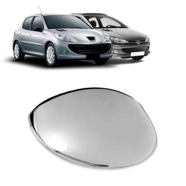 Imagem de Aplique Cromado para Capa Retrovisor Peugeot 206 2001 a 2010 Peugeot 2